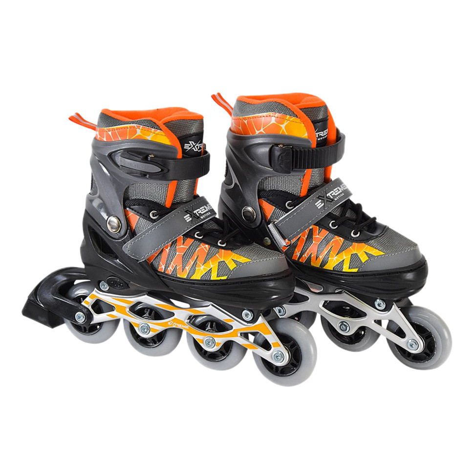 Детские ролики Extreme Motion RL2436 светящиеся колеса, серый, S (30-33) Винница - изображение 1