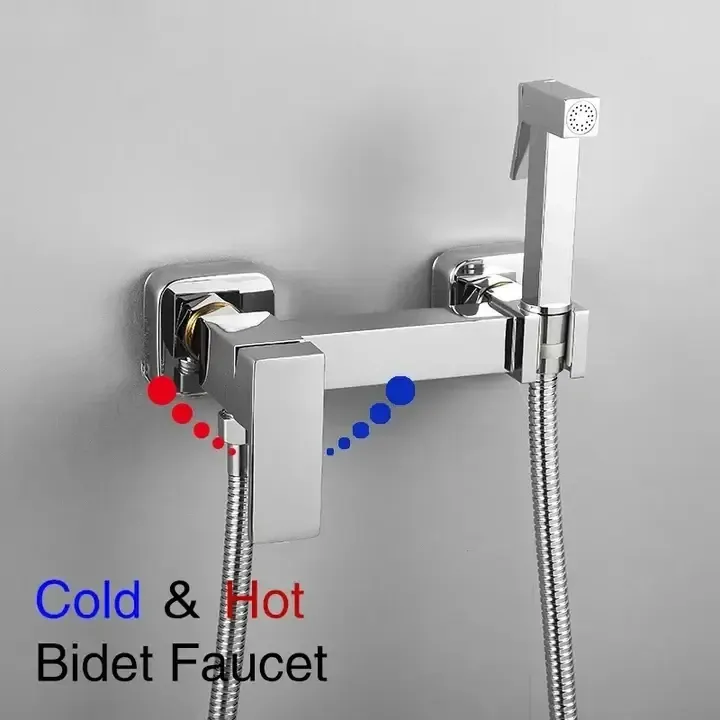 Змішувач для біде настінний компактний Mixxus PREMIUM GERMANY MARK 024 латунь/хром (MI5969) Чернівці - фото 5