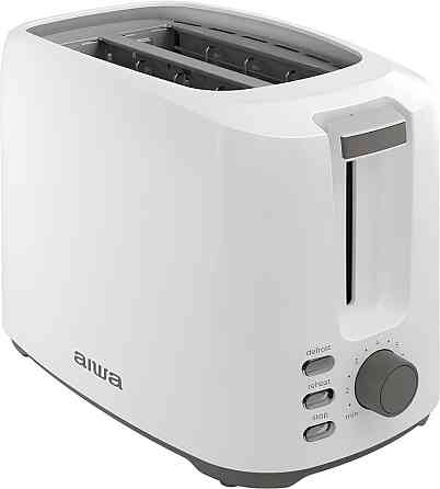 Тостер AIWA ABT-700 ASATAN 750Вт/ 2 відділення/мех. управління/розморожування/підігрів булочок/білий Вінниця