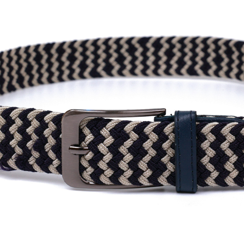 Текстильный ремень Vintage 20812 Синий Киев - изображение 2