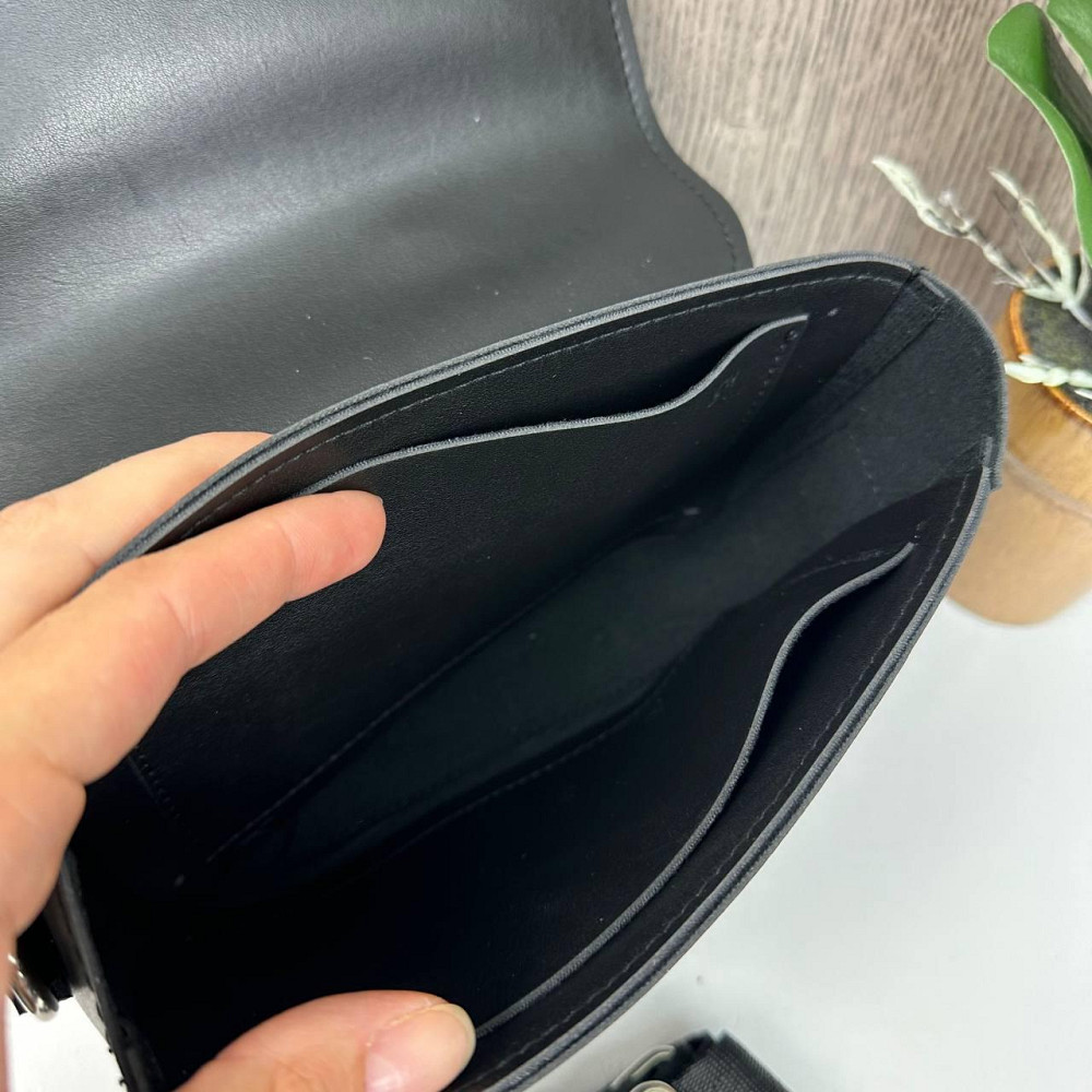 Жіноча міні сумочка клатч на плече стиль Zara чорна ( 29226 ) Харків - фото 7