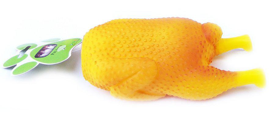 Іграшка гумова для собак Курча смажене 39-2 Вінниця - фото 1