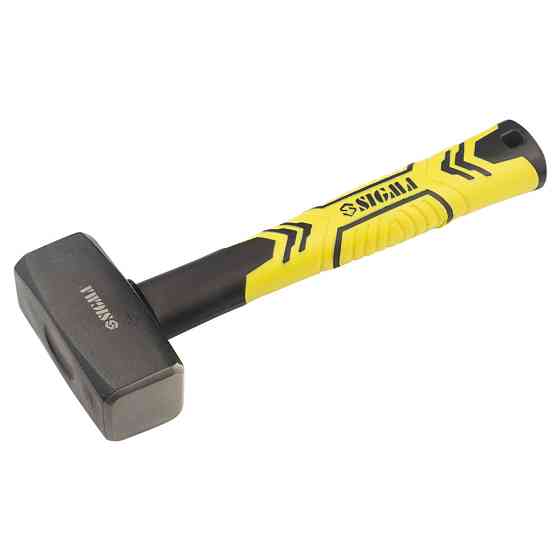 Кувалда 1000г фибергласовая ручка SIGMA (4311101) Ровно