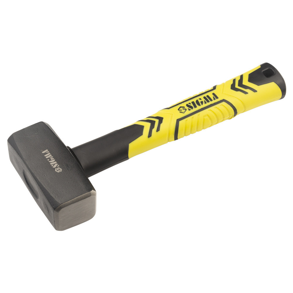 Кувалда 1000г фибергласовая ручка SIGMA (4311101) Ровно - изображение 2