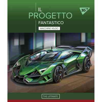 Тетрадь Yes А5 Fantastic Cars 18 листов клетка (765181) Винница