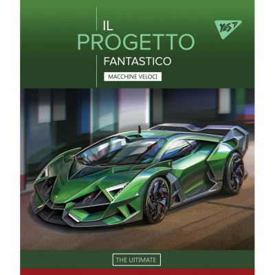 Зошит Yes А5 Fantastic Cars 18 аркушів клітинка (765181) Вінниця - фото 3