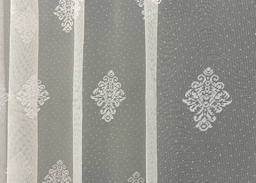 Тюль жаккард цвет молочный 1846т Киев - изображение 3