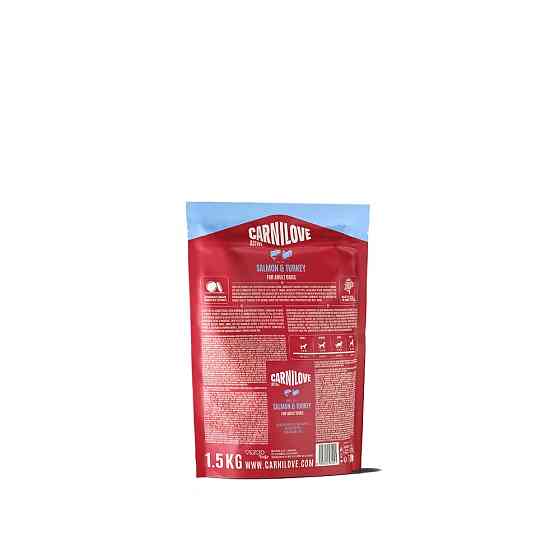 Корм сухой Carnilove Active Salmon & Turkey для собак лосось и индейка 1,5 кг Киев