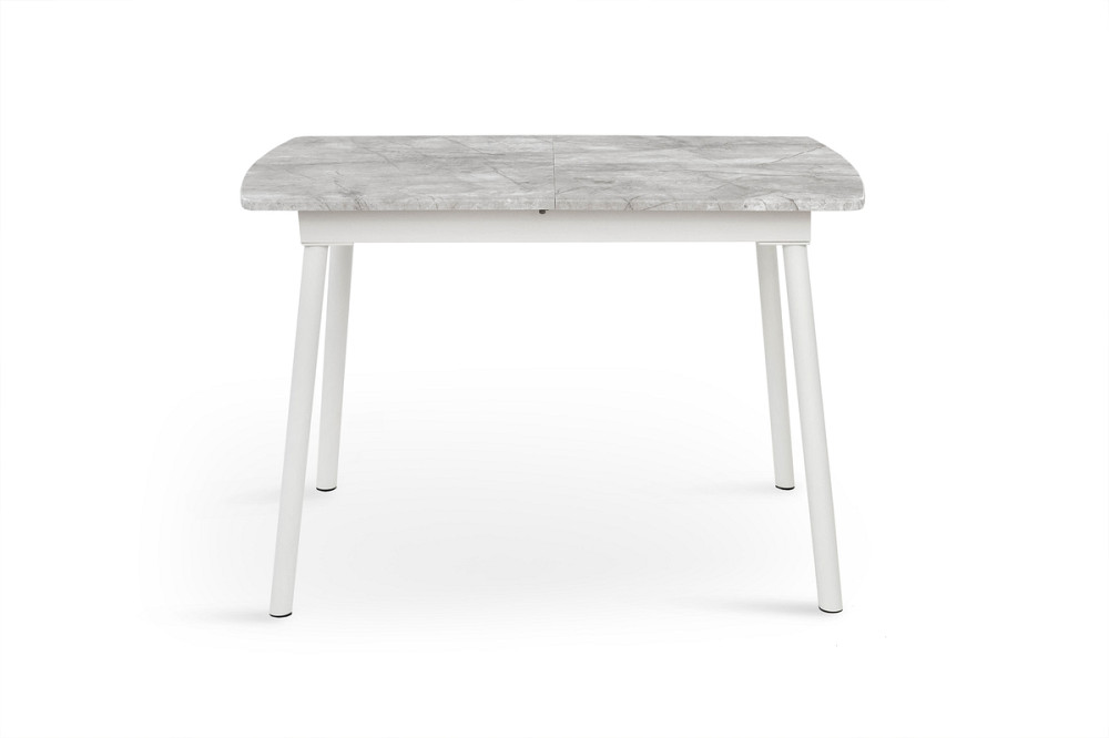 Стіл Соло 110(+35)*70 білий метал/базальт Київ - фото 4