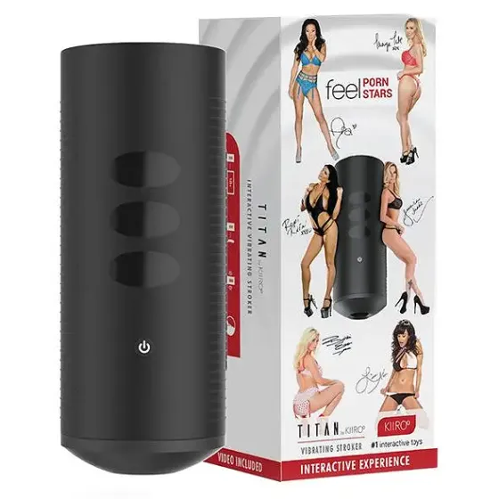 Інтерактивний мастурбатор Kiiroo Titan Feel Pornstars Experience, 9 вібромоторів, теледільдоніка Львів