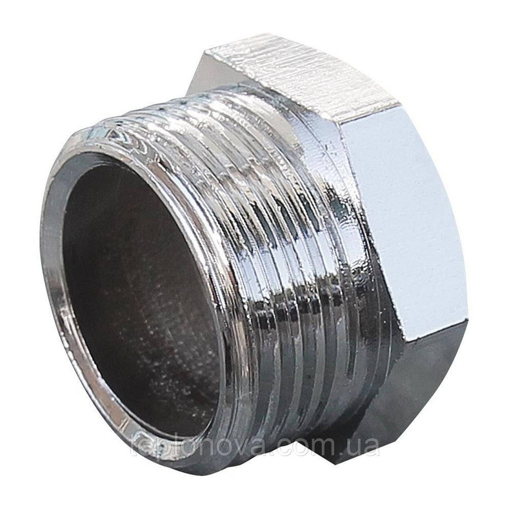 Заглушка с наружной резьбой SOLOMON 1/2″ хром 4001 Черновцы - изображение 3