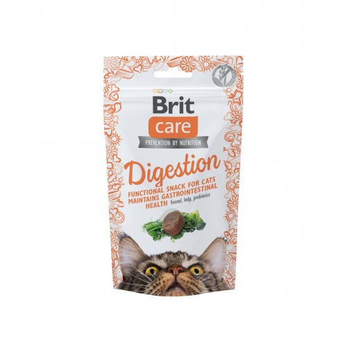 Ласощі Brit Care Functional Snack Digestion д/котів для підтримки травлення з тунцем 50 г Київ - фото 1