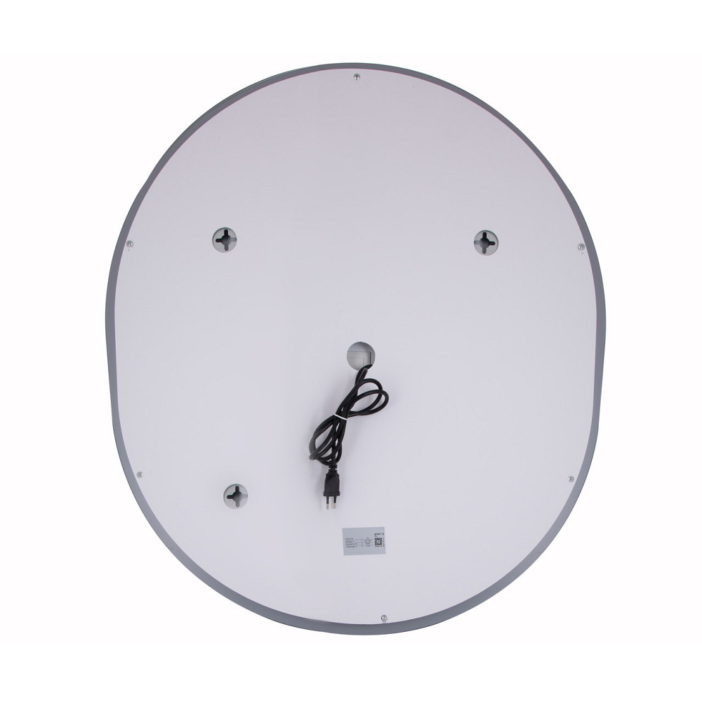 Зеркало Qtap Gemini 800х700 с LED-подсветкой Touch, с антизапотеванием, с диммером, рег. темп. цвета (3000-6500K) Reverse Киев - изображение 5