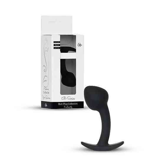 Анальна пробка силіконова Jewellery Curved PLUG- M Sex Aura Київ