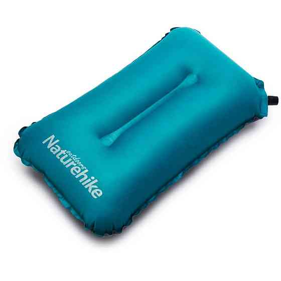 Подушка самонадувна Naturehike Sponge automatic NH17A001-L, блакитний Киев