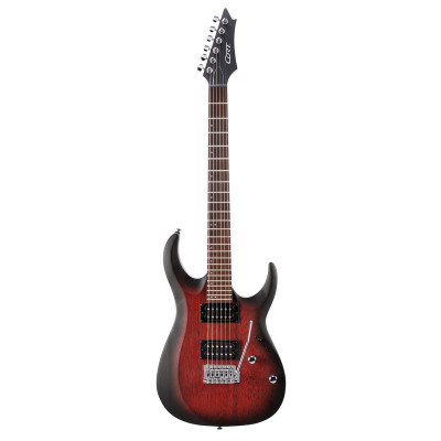Електрогітара Cort X100 Open Pore Black Cherry Burst (X100 OPBB) Вінниця - фото 1