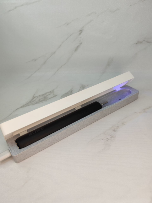 Б/в Електрична зубна щітка SURI 1.0 Sonic Midnight Black | УФ-дорожній футляр, USB, 40+ днів роботи, 2 режими Київ - фото 7