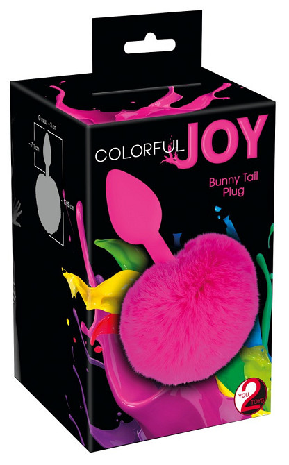 Анальна пробка -Colorful Joy Bunny T Sex Aura Київ - фото 7