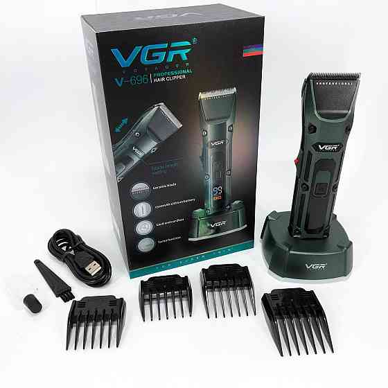 Машинка для стрижки посіченого волосся VGR V-696, професійна, Машинка для стрижки KG-344 для дому Київ