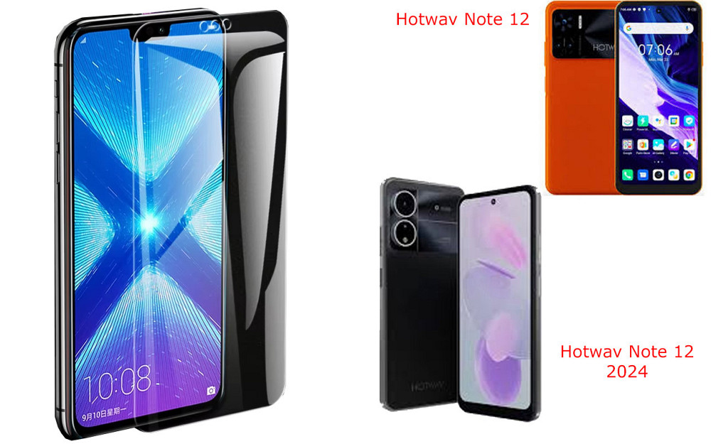 Защитное стекло NeoGlass для Hotwav Note 12, Note 12 2024 – ультрапрозрачное и устойчивое Киев - изображение 2