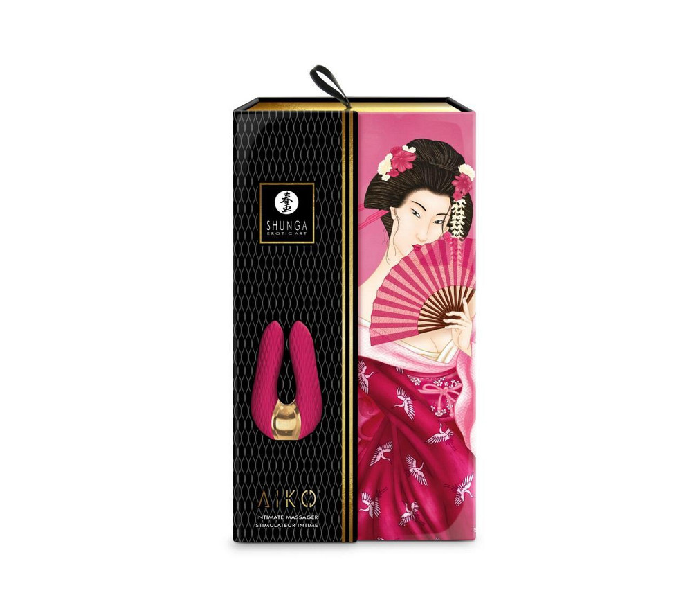 Вибратор для клитора Shunga Aiko Raspberry, гибкие кончики Sex Aura Киев - изображение 6