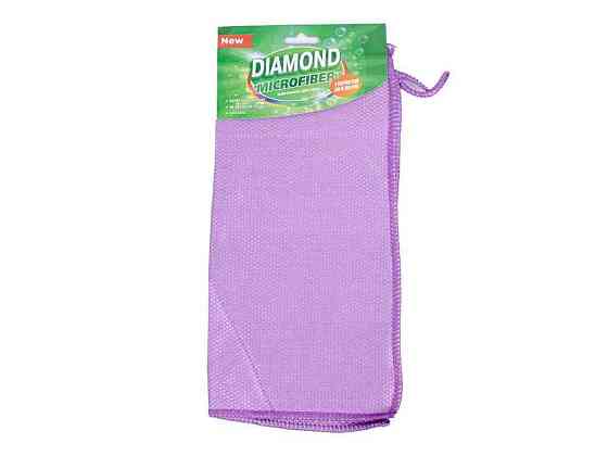 Салфетка 30*30 гладкокрашенная микрофибра ТМ DIAMOND Киев