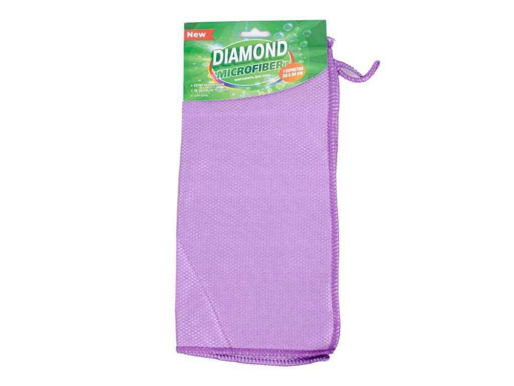 Салфетка 30*30 гладкокрашенная микрофибра ТМ DIAMOND Киев - изображение 1