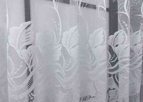 Тюль VR-Textil 1526т Жаккард Белый 300х150 см (42-0350) Киев