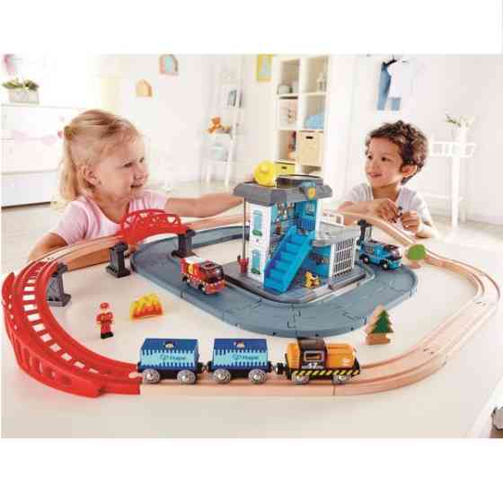 Іграшкова залізниця Hape Штаб аварійної служби 55 ел. (E3736) Харків