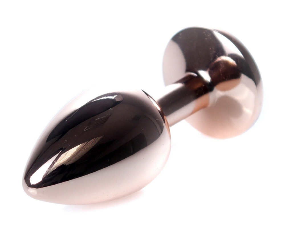 Анальная пробка Boss Series - Jewellery Red Gold PLUG Light Blue S, BS6400113 Sex Aura Киев - изображение 4