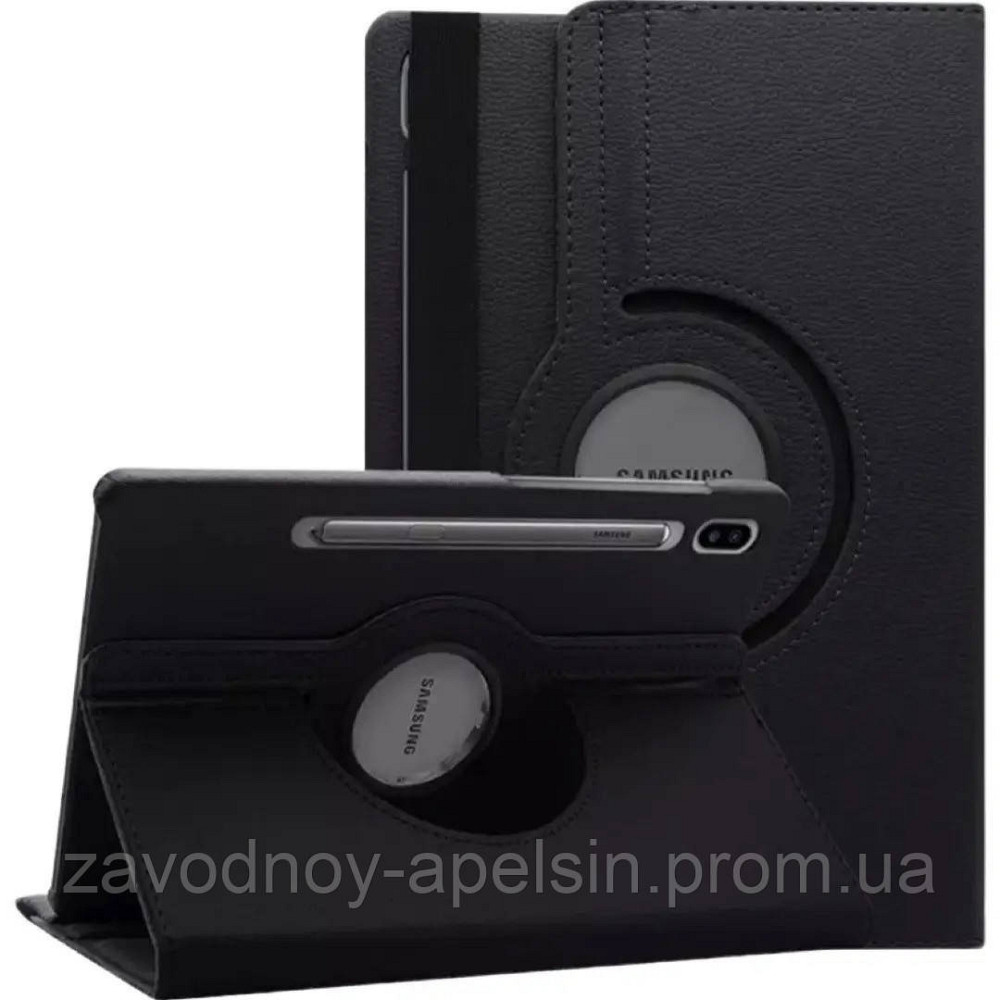Samsung Tab S9 X710 X716 Чохол книжка Поворотний (чорний) Одеса - фото 1