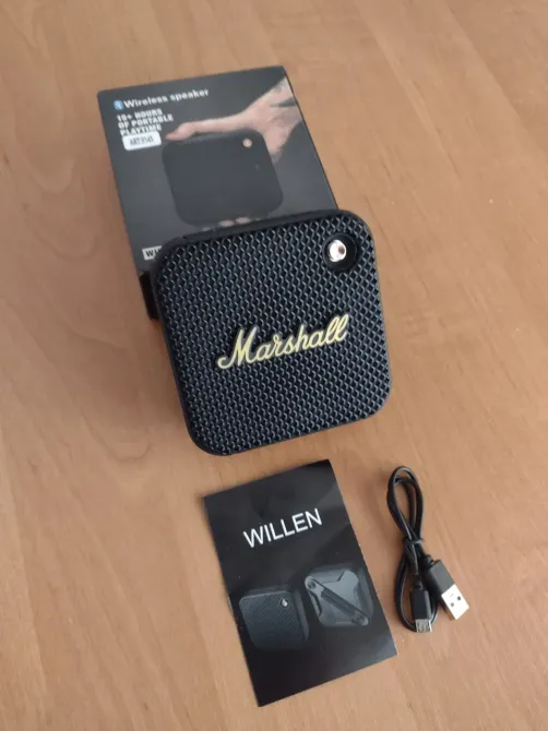 Портативна Bluetooth колонка Marshall WILLEN BT з потужним звуком і фірмовим ретро-дизайном Одеса - фото 4