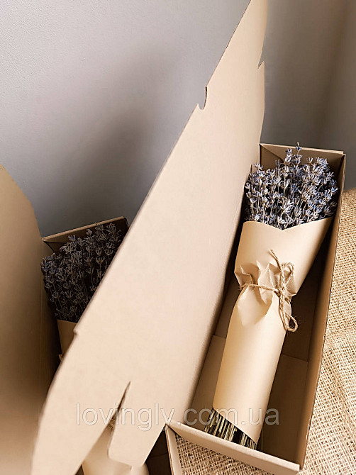 Букет из сухоцветов лаванды в стиле Прованс 33см Ирпень - изображение 2