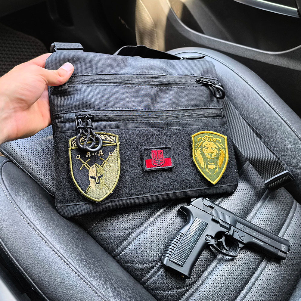 Чоловіча сумка тактична з кордури, Багатофункціональна тактична сумка натовська CK-82 Львів - фото 9