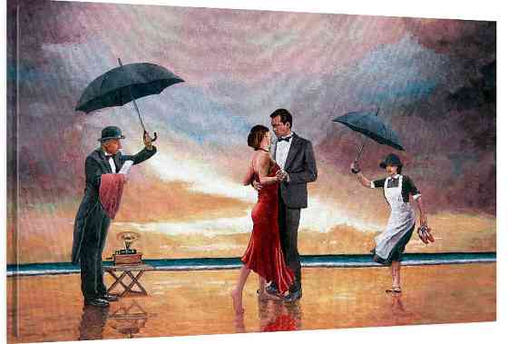 Картина полотно у вітальню / спальню    Закохані     MLP_403 ( 60х30см ) 80х160см Київ