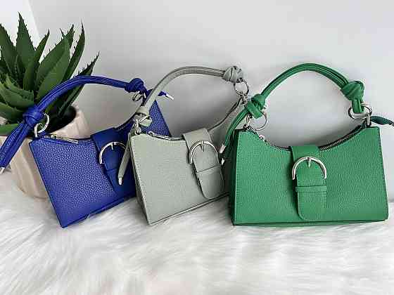 Стильная сумочка клатч багет женская молодежная яркая Турция Крохатушка одяг Фисташковый Киев