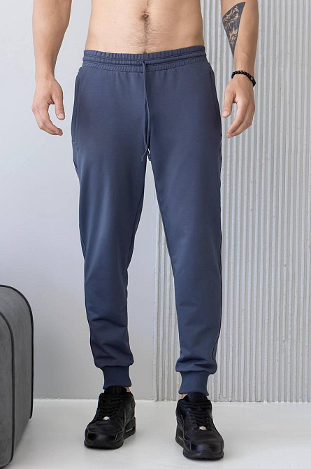 Штани джогери чоловічі TotalFit EM1 L, Синій Київ - фото 3