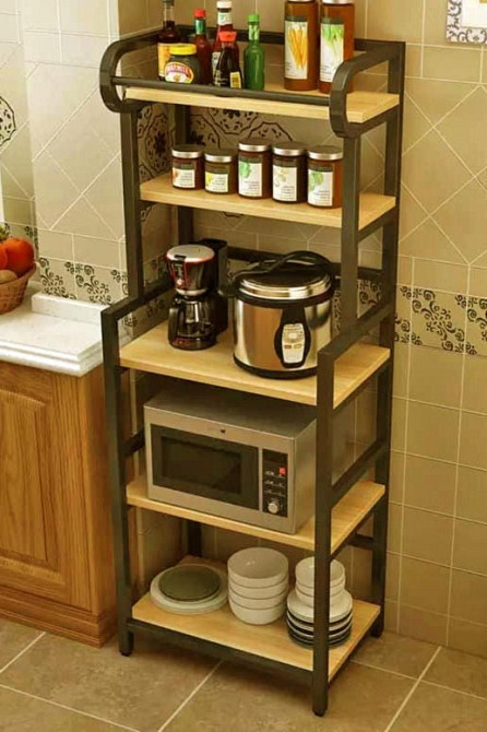 Стелаж кухонний "Спрінті 5" венге-каррі Миколаїв - фото 1