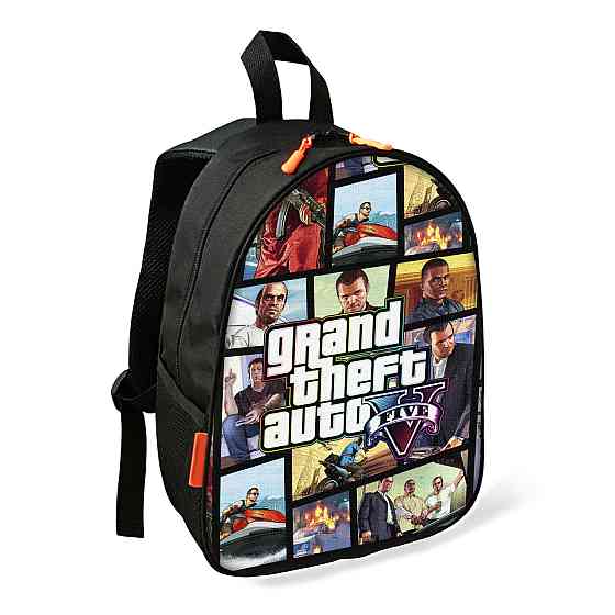 Рюкзак детский GTA/Grand Theft Auto школьный/городской 34х27х13 см для мальчика (02735) Киев