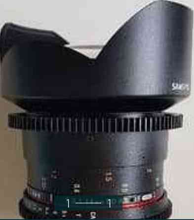 Объектив: Samyang T3.1 14mm. Cine ED AS IF UMC для Canon. Харьков