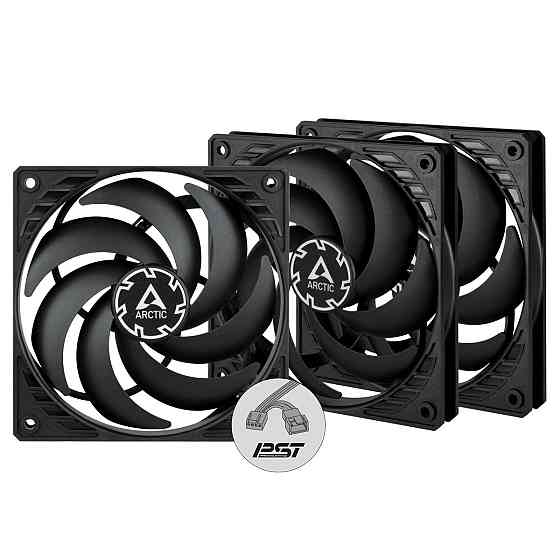 Вентилятор Arctic P12 Slim PWM PST — 3 Pack (ACFAN00275A) ( 19864 ) Харків