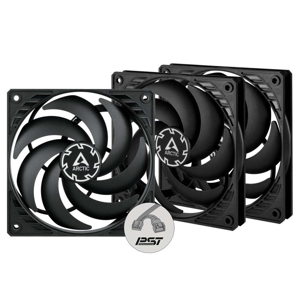 Вентилятор Arctic P12 Slim PWM PST — 3 Pack (ACFAN00275A) ( 19864 ) Харків - фото 5