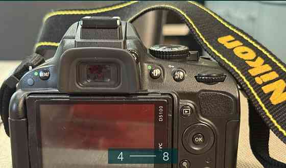 Дзеркальна фотокамера Nikon D5100 з обʼєктивом kit 18-55 Киев