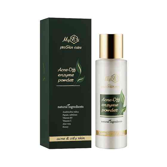 Протизапальна очищаюча ензимна пудра для проблемної шкіри Acne-off enzyme powder MyIDi 60 г Київ