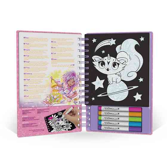 Набор для творчества Раскраска: Узоры на бархате Nebulous Stars 11026, 5 мини маркеров Винница