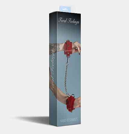 Наручники Feral Feelings - Hand Restraints Red Sex Aura Київ