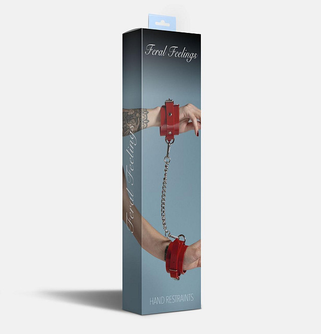 Наручники Feral Feelings - Hand Restraints Red Sex Aura Київ - фото 2