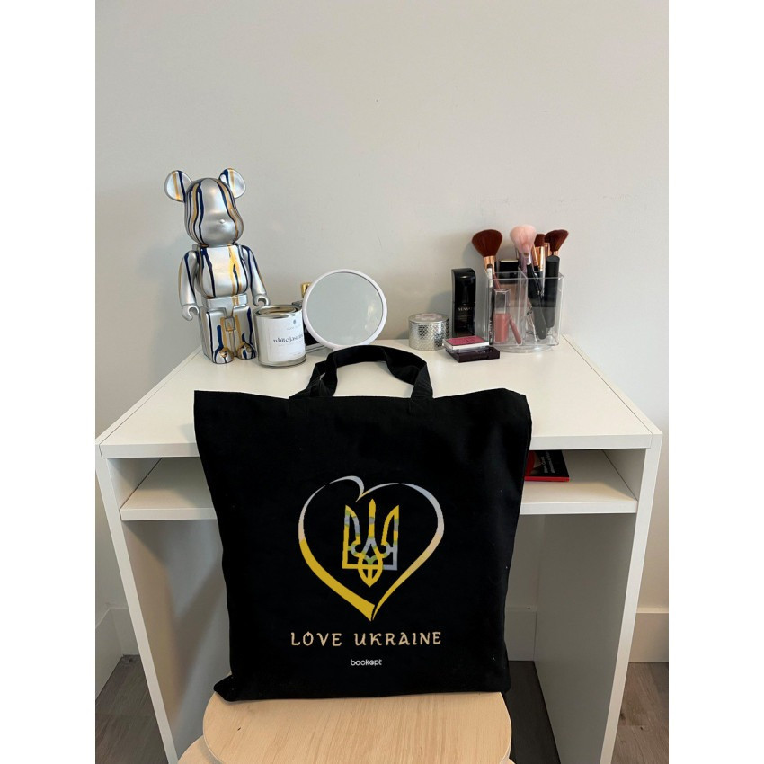 Екошопер BookOpt BK4036 Love Ukraine чорний Киев - изображение 8