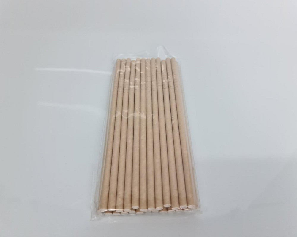 Соломка паперова трубочка Гофра 25шт крафт (1 шт) Харків - фото 4