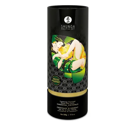 Сіль для ванни Shunga Oriental Crystals Bath Salts ORGANIC – Lotus Flower (500 г) сіль Мертвого моря Львів